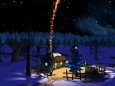 Sky Christmas Night 3D screensaver