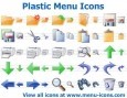 Plastic Menu Icons