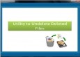 Utility to Undelete Deleted Files