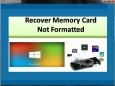 Recover Memory Card Not Formatted
