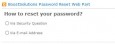 SharePoint Password Reset