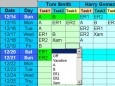 Employee Task Scheduling for up to One Year with Excel
