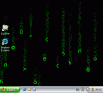 Matrix code on Desktop