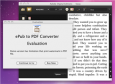 EPub to PDF converter