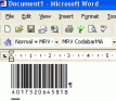Morovia Codabar Barcode Fontware