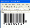 Morovia Code 93 Barcode Fontware