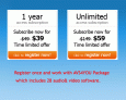 Unlimited Subscription audio and video software