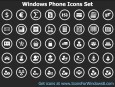 Windows Phone Icons Set