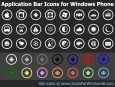 Bar Icons for Windows Phone