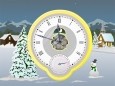 Christmas Clock screensaver