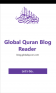 GlobalQuranBlog Reader