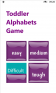 Toddler Alphabet Game