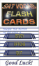 SAT Flash Cards