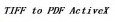 TIFF To PDF ActiveX Component