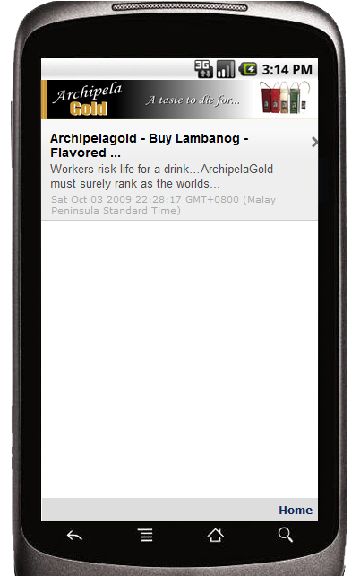 Buy Flavored Lambanog Coconut Wine Android App