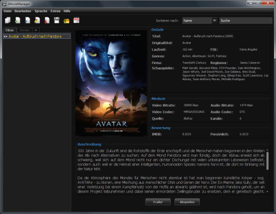 JMovieManager for Mac