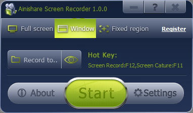 Ainishare Free Screen Recorder