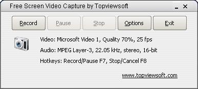 Free Screen Video Capture by Topviewsoft