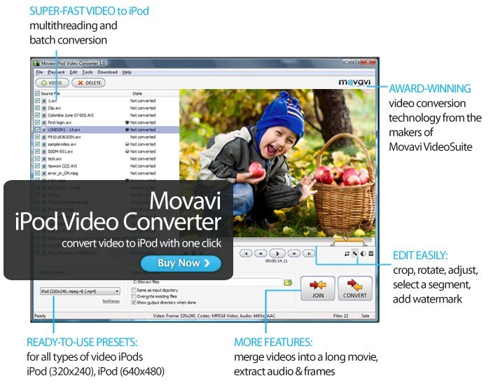 Movavi iPod Video Converter