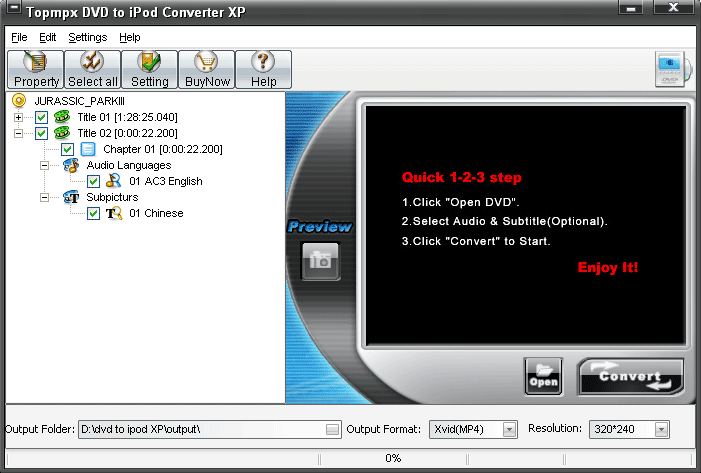 TopMXP DVD to PSP Converter