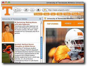 Tennessee Vols Firefox Browser Theme