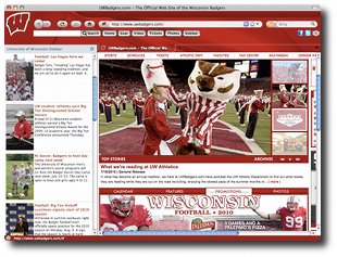 Wisconsin Badgers IE Browser Theme