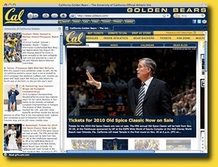 Cal Golden Bears IE Browser Theme