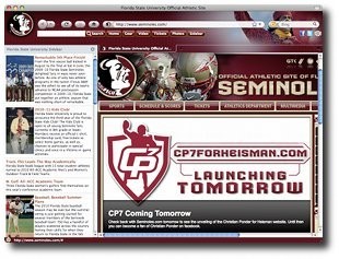 Florida State Seminoles IE Browser Theme