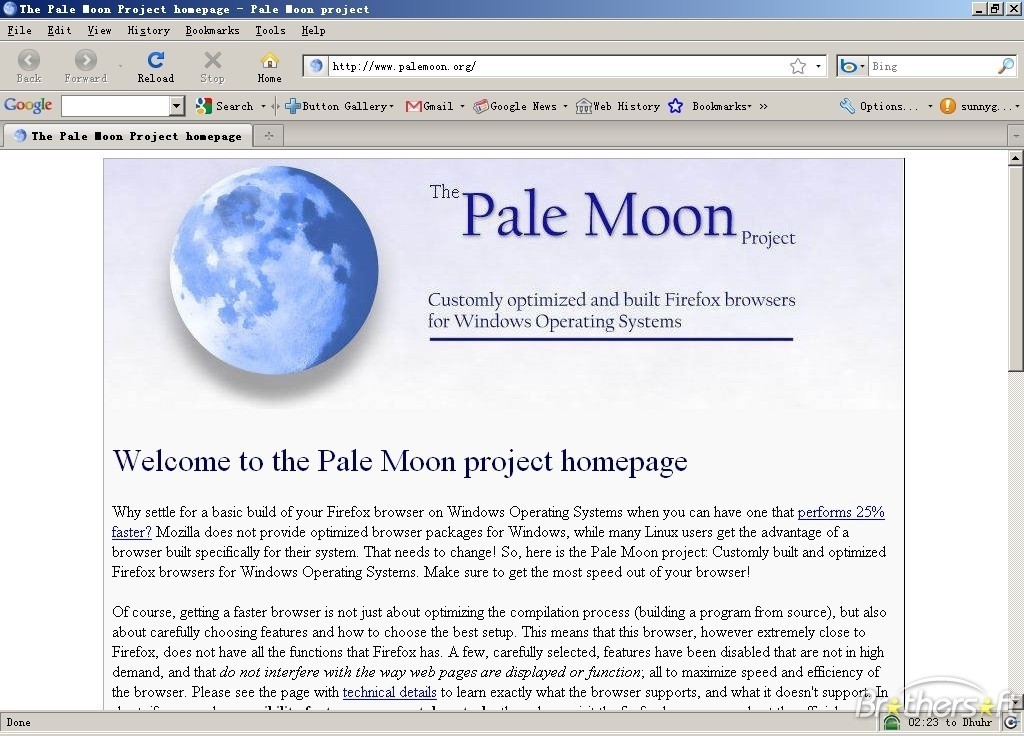 Pale Moon Portable