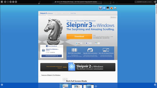 Sleipnir 3 web browser for Windows