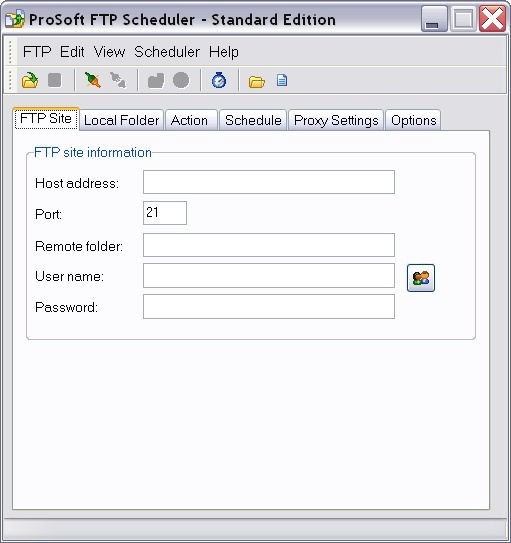 ProSoft FTP Scheduler Standard Edition