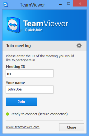 TeamViewer QuickJoin for Mac OS X