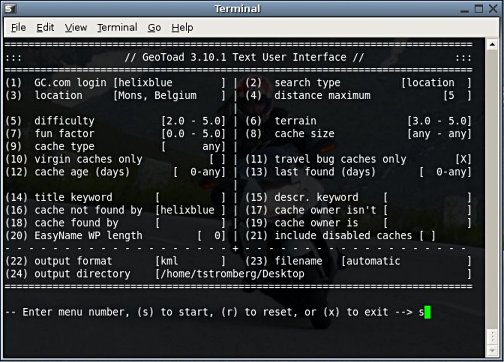 GeoToad for Linux 3.17.6 Developm