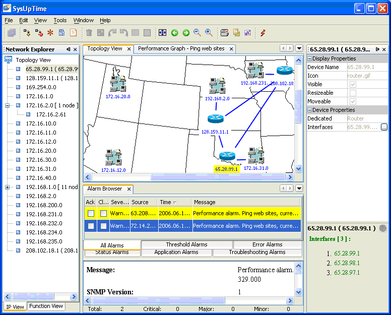 SysUpTime network monitor 6.0 Build