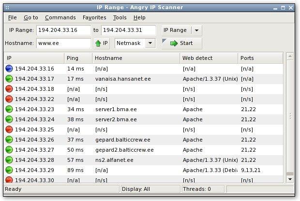 Angry IP Scanner for Linux 3.0 beta
