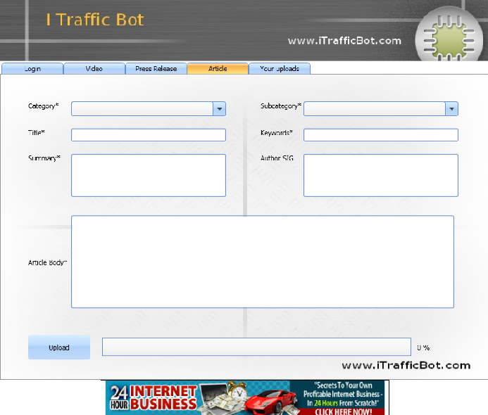 ITrafficBot Submitter