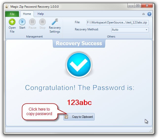 Magic Zip Password Recovery