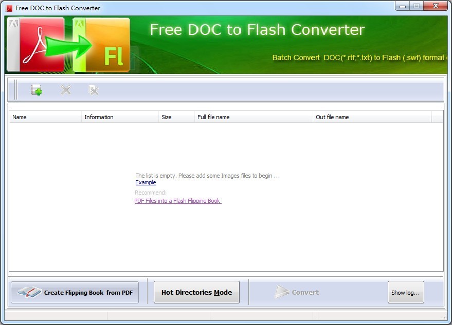 Gunsoft Free Doc to Flash Converter