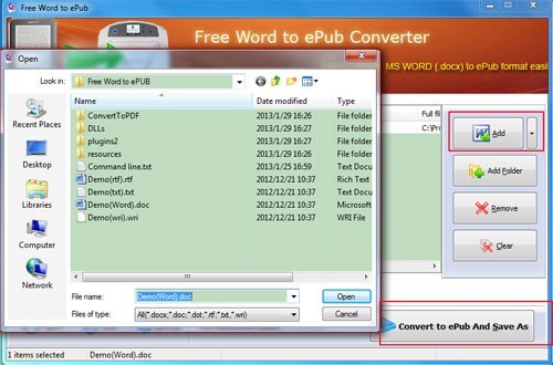 WEconverter Free Word to ePub