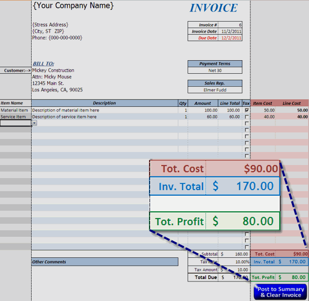 Download Free Excel Invoice Manager By Office Kit Com V 2 21 1024 Software 277056