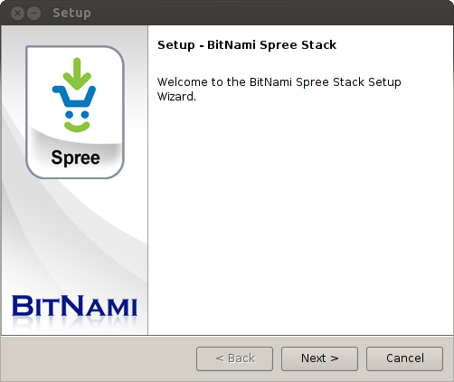 BitNami Spree Stack 1.3.2-1 (window