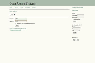 Webuzo for Open Journal Systems