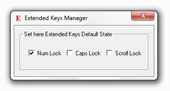 Extended Keys Manager
