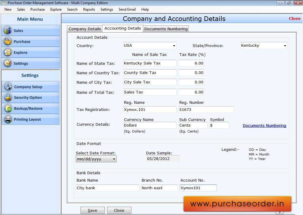 Company Purchase Order Software