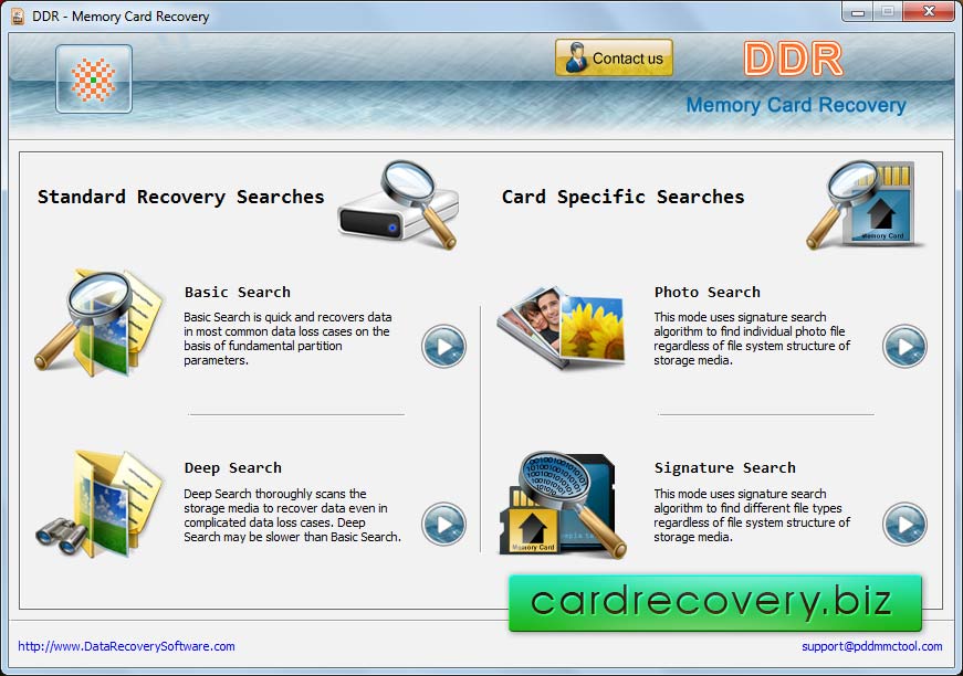 Order Online Card Recovery