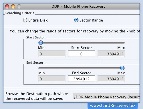 Mac Mobile Card Recovery