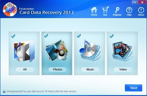Finalseeker Memory Card Data Recovery