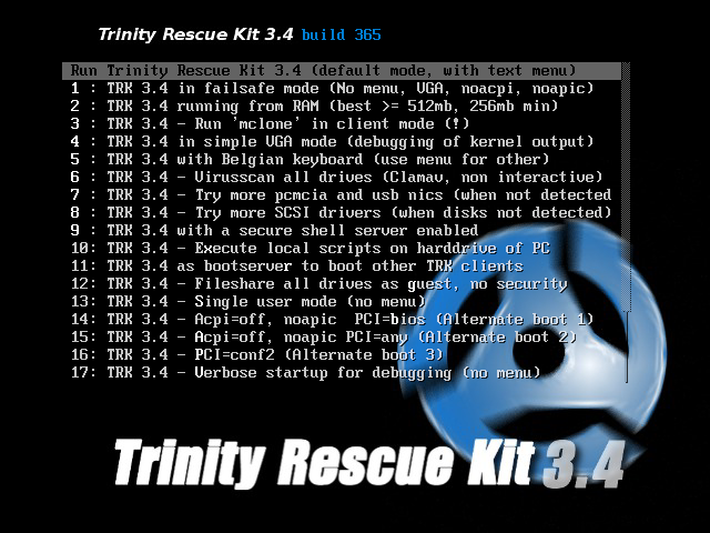 Trinity Rescue Kit 3.4 build