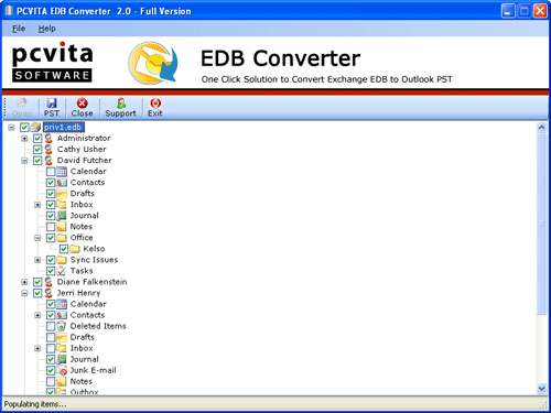 Exchange EDB File Converter