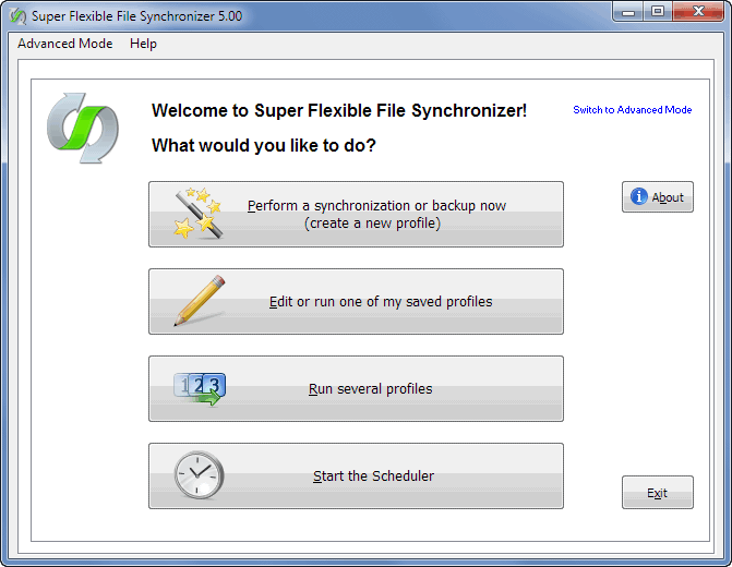 Syncovery, Super Flexible Synchronizer